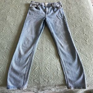 H&M High Waisted Straight Leg Jeans
